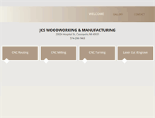 Tablet Screenshot of jcswoodmfg.com